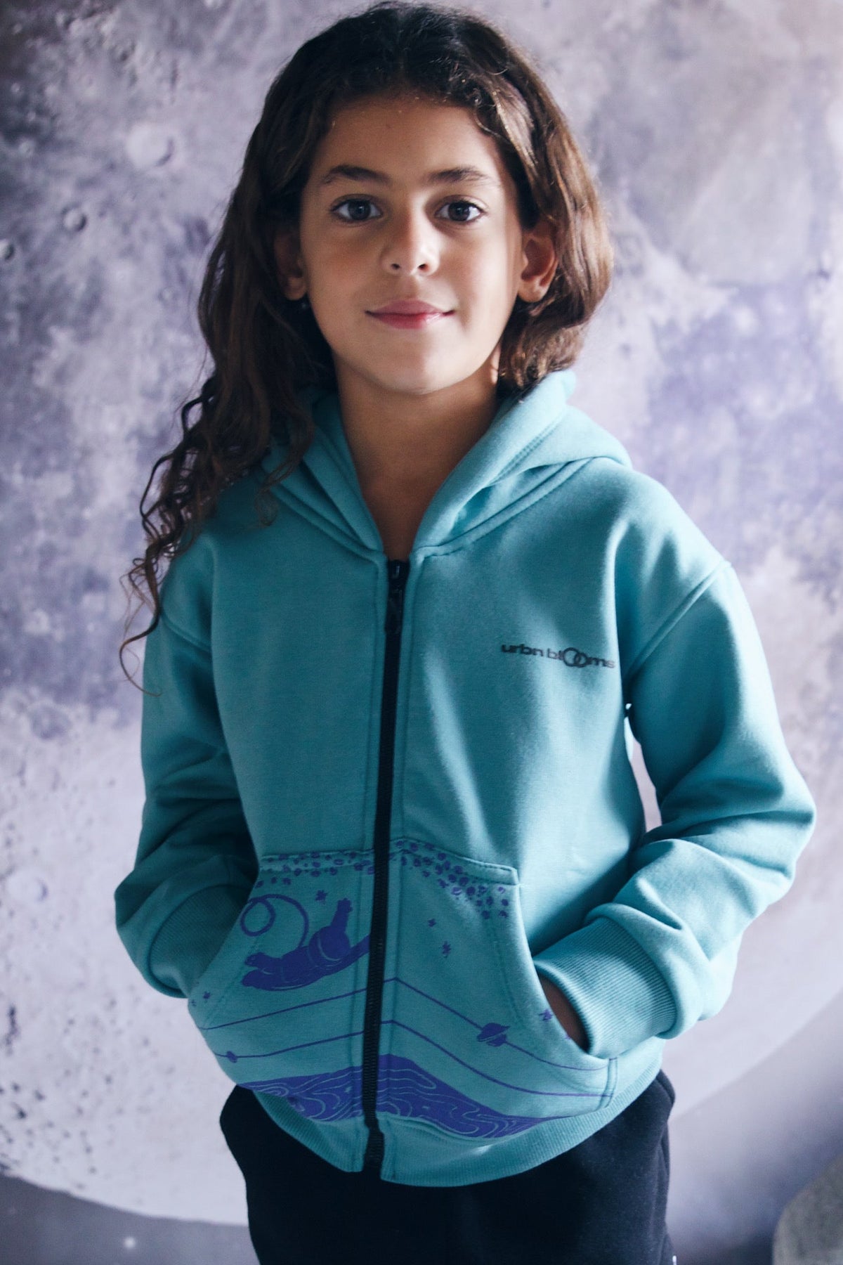 Turquoise Dreamwave Hoodie