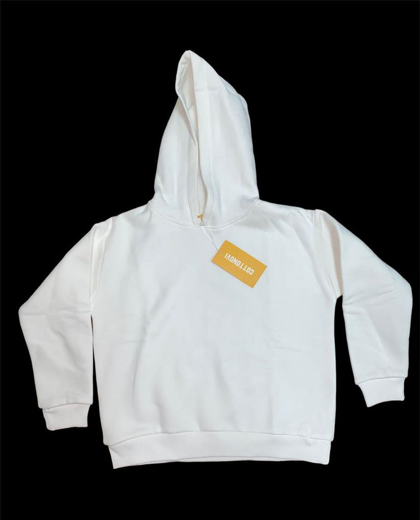 Basic White Hoodie